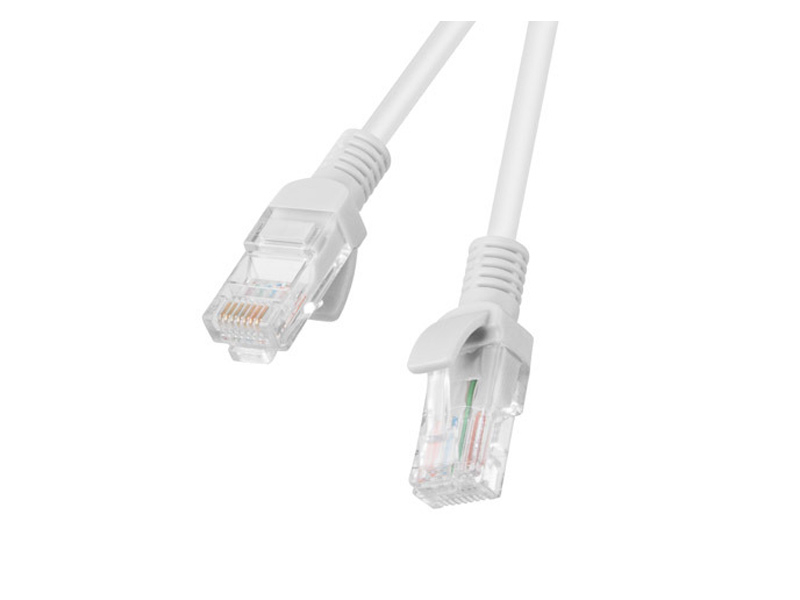 Patch kábel CAT6 UTP RJ45 0,25 m šedý EC-27874